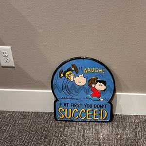 Peanuts metal wall decor